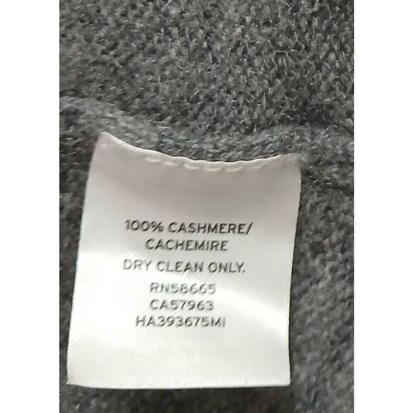 Halogen womens xlarge 100% cashmere turtleneck sweater gray - Picture 9 of 10